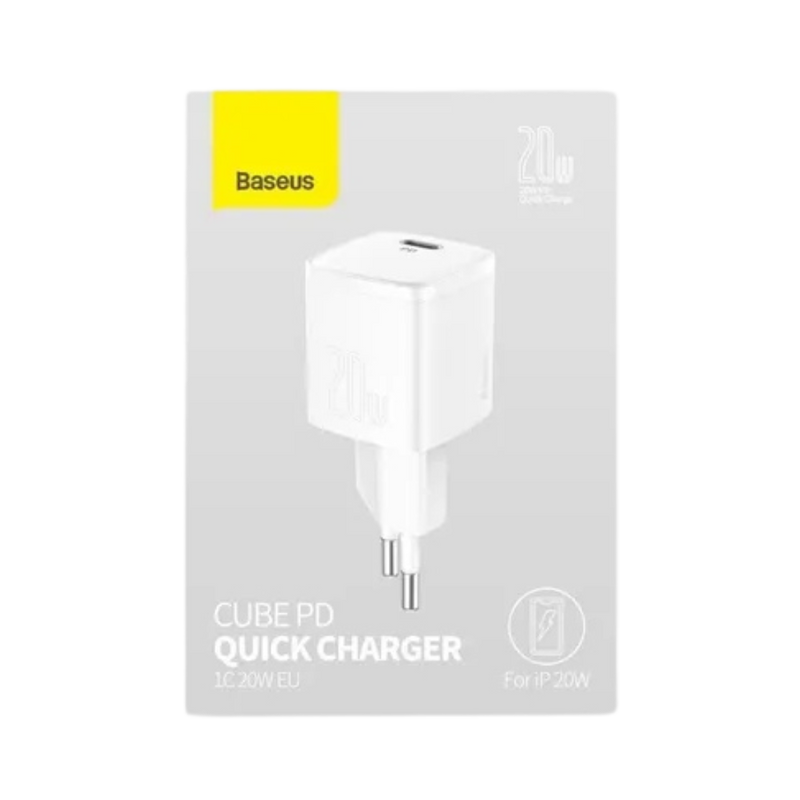 Cube PD Quick Charger 20W Baseus