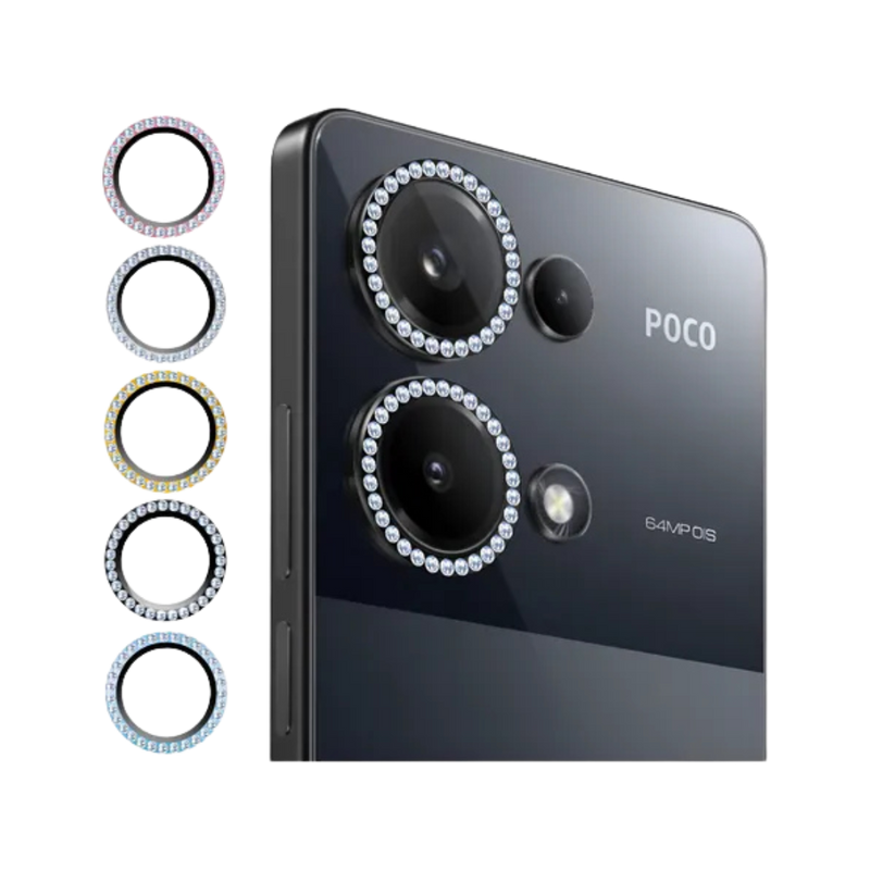 Película de Câmera com Strass para Xiaomi