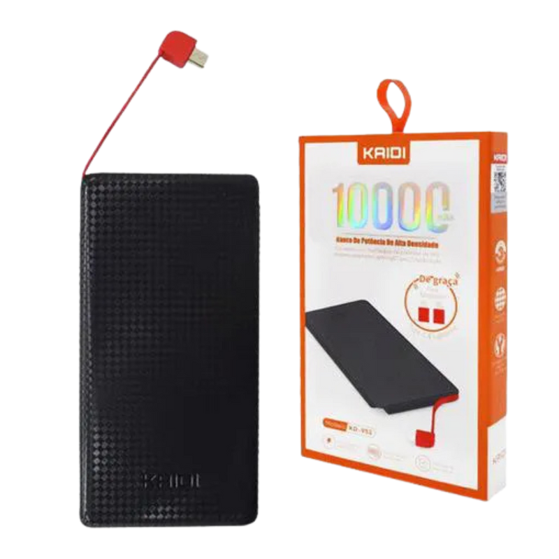 Carregador portátil Kaidi 10000mAh - KD-951