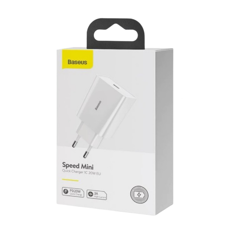 Fonte Speed Mini Quick Charger 1C 20W EU – Baseus