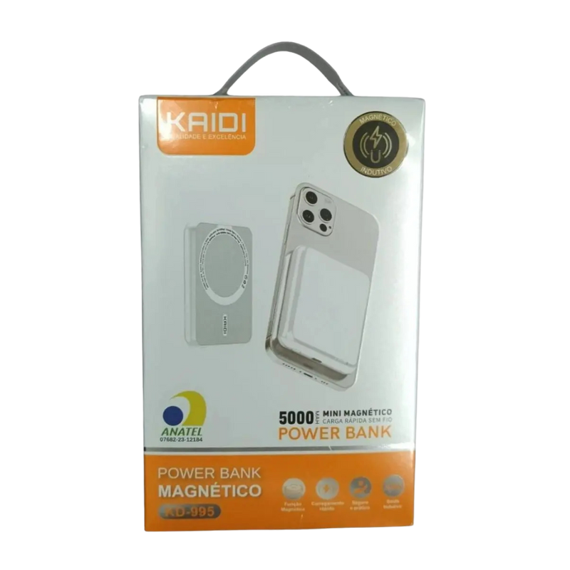 Power Bank Magnético Kaidi 5000mAh MINI+20W PD - KD-995